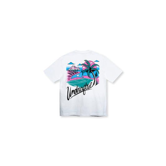 POR LA PLAYA Tee in White