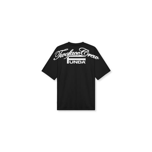 TWO FACE ARC TEE BLACK