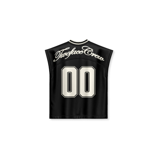 TWO FACE ARC MICROSHINY JERSEY BLACK