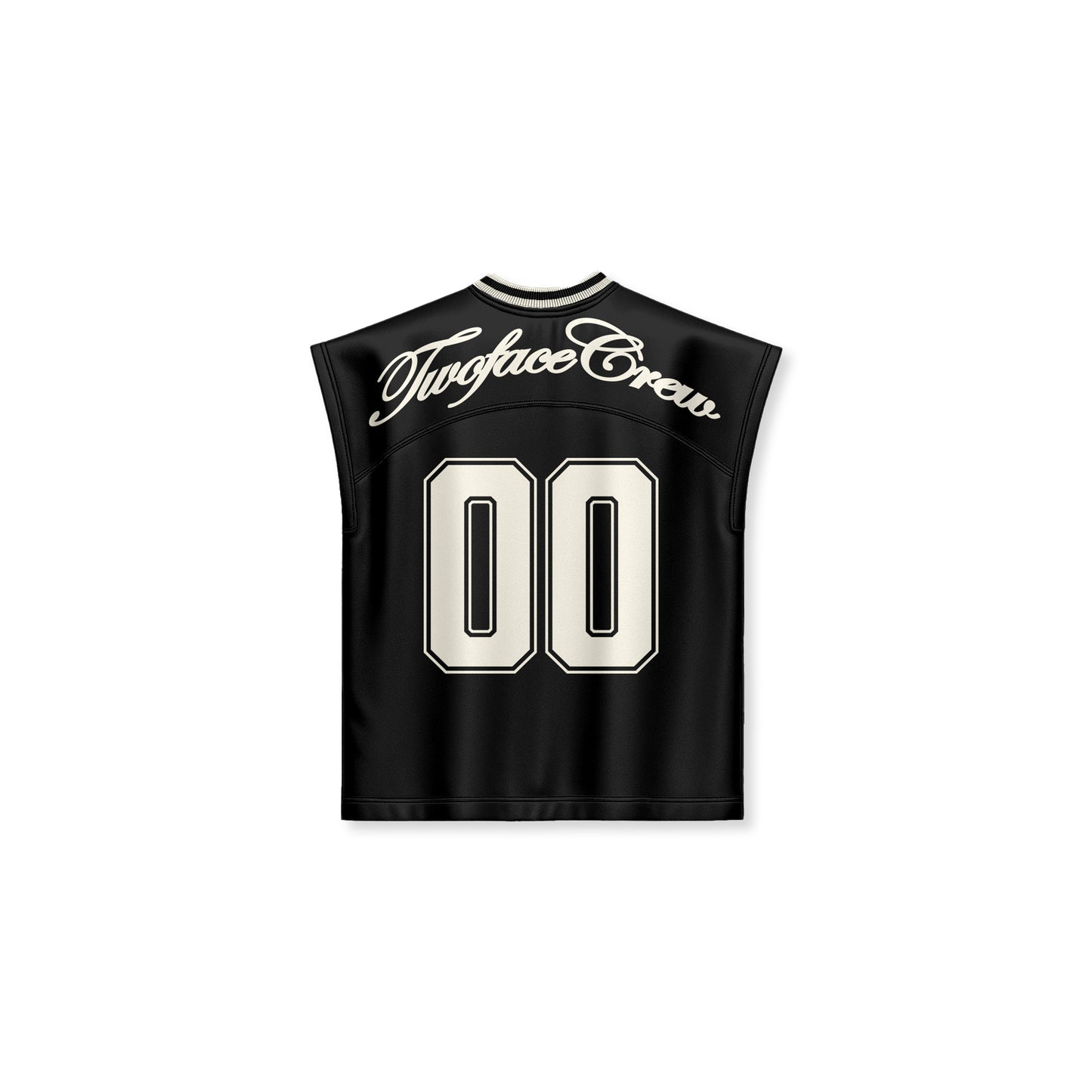 TWO FACE ARC MICROSHINY JERSEY BLACK