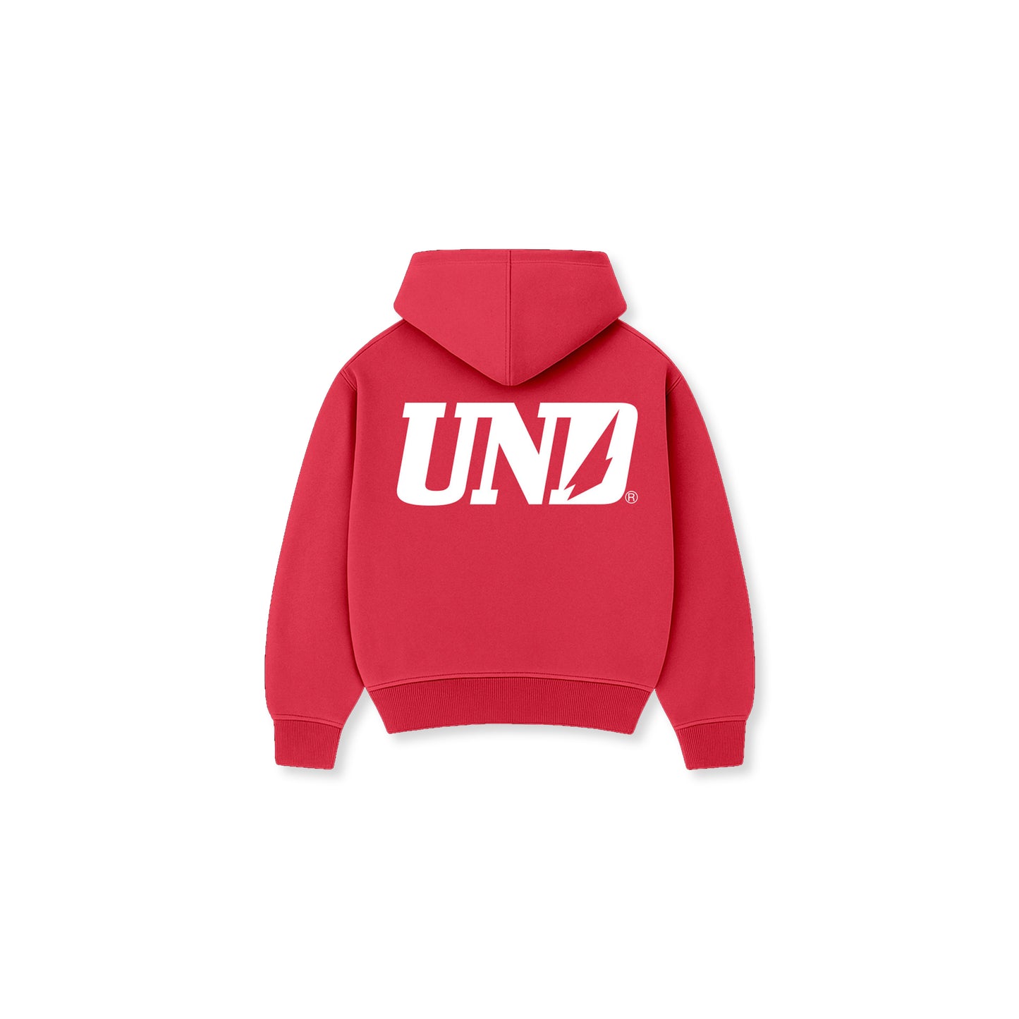 BIGO Zip Up Hoodie in Coke Red