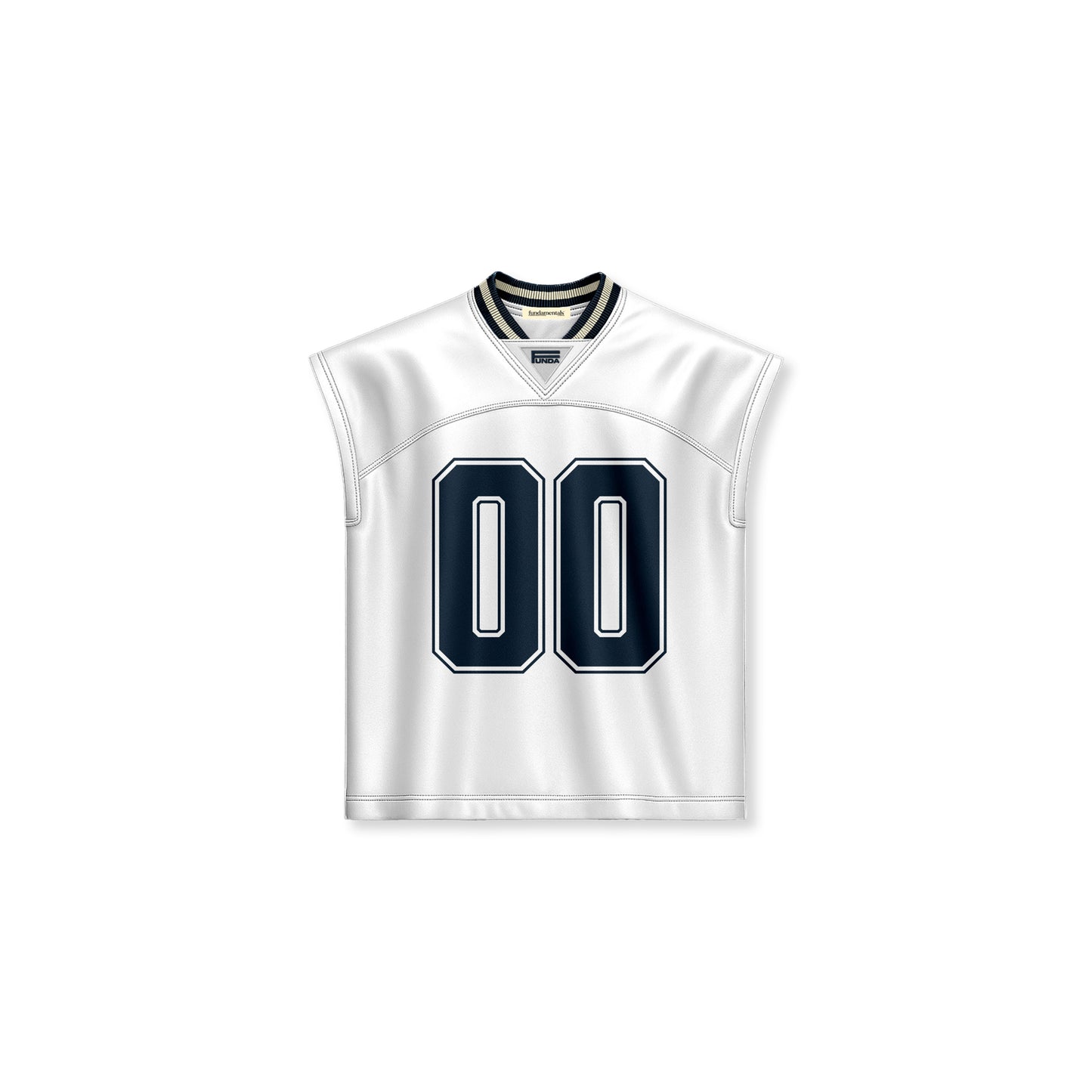 TWO FACE ARC MICROSHINY JERSEY WHITE