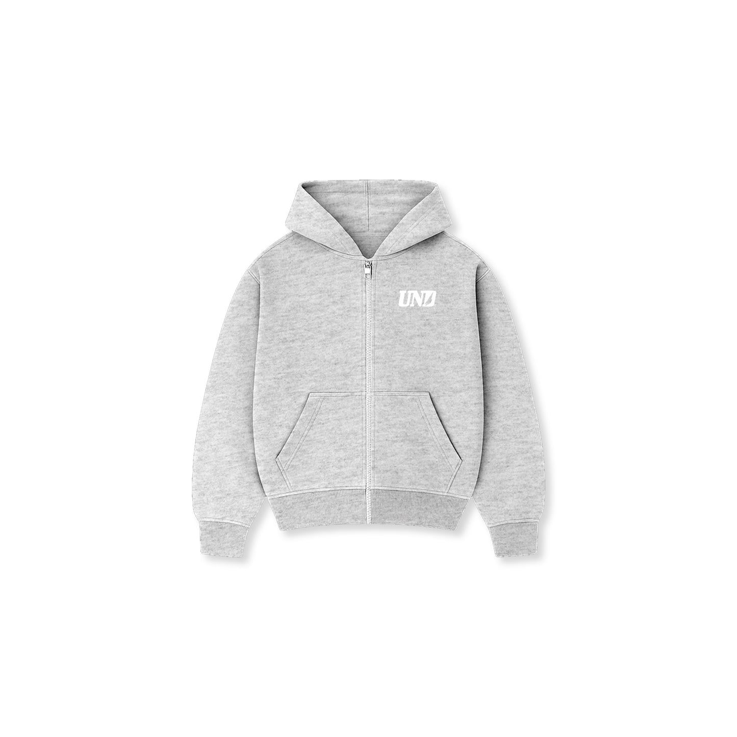 BIGO Zip Up Hoodie in Grey