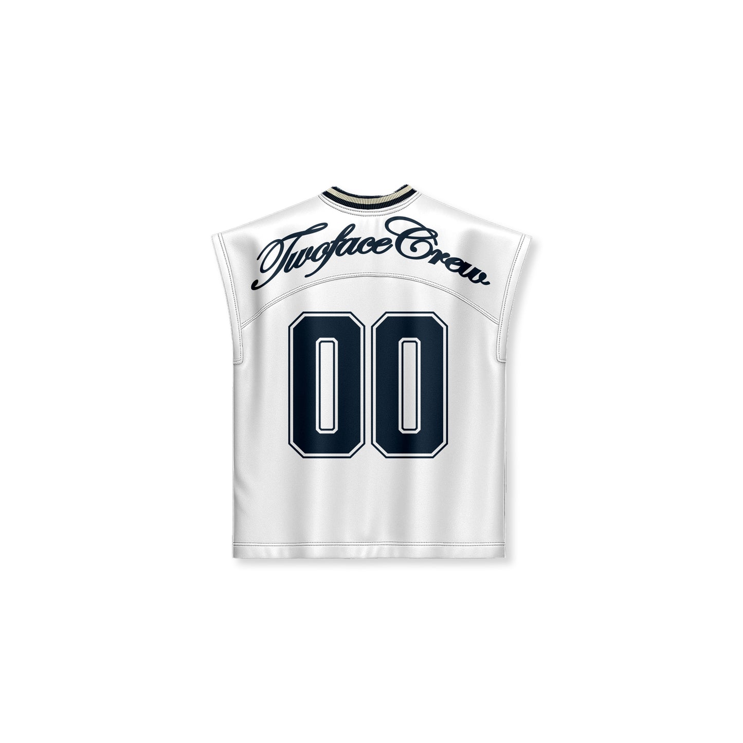 TWO FACE ARC MICROSHINY JERSEY WHITE
