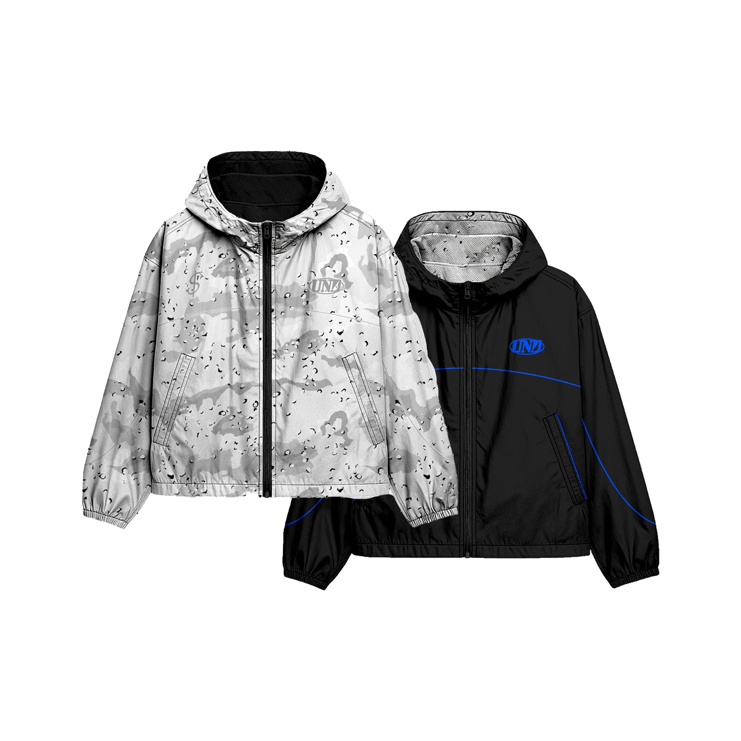 On Sight UNDxCASHMAN Reversible Nylon Hoodie