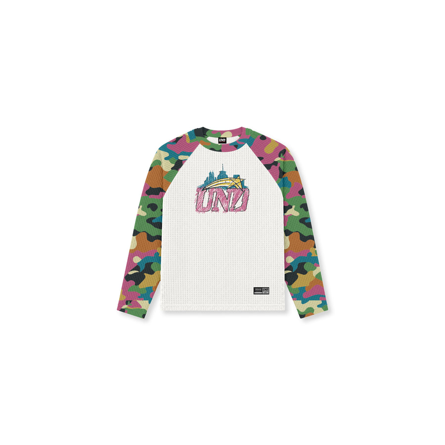 Crayon Camou Waffle Knit L/S