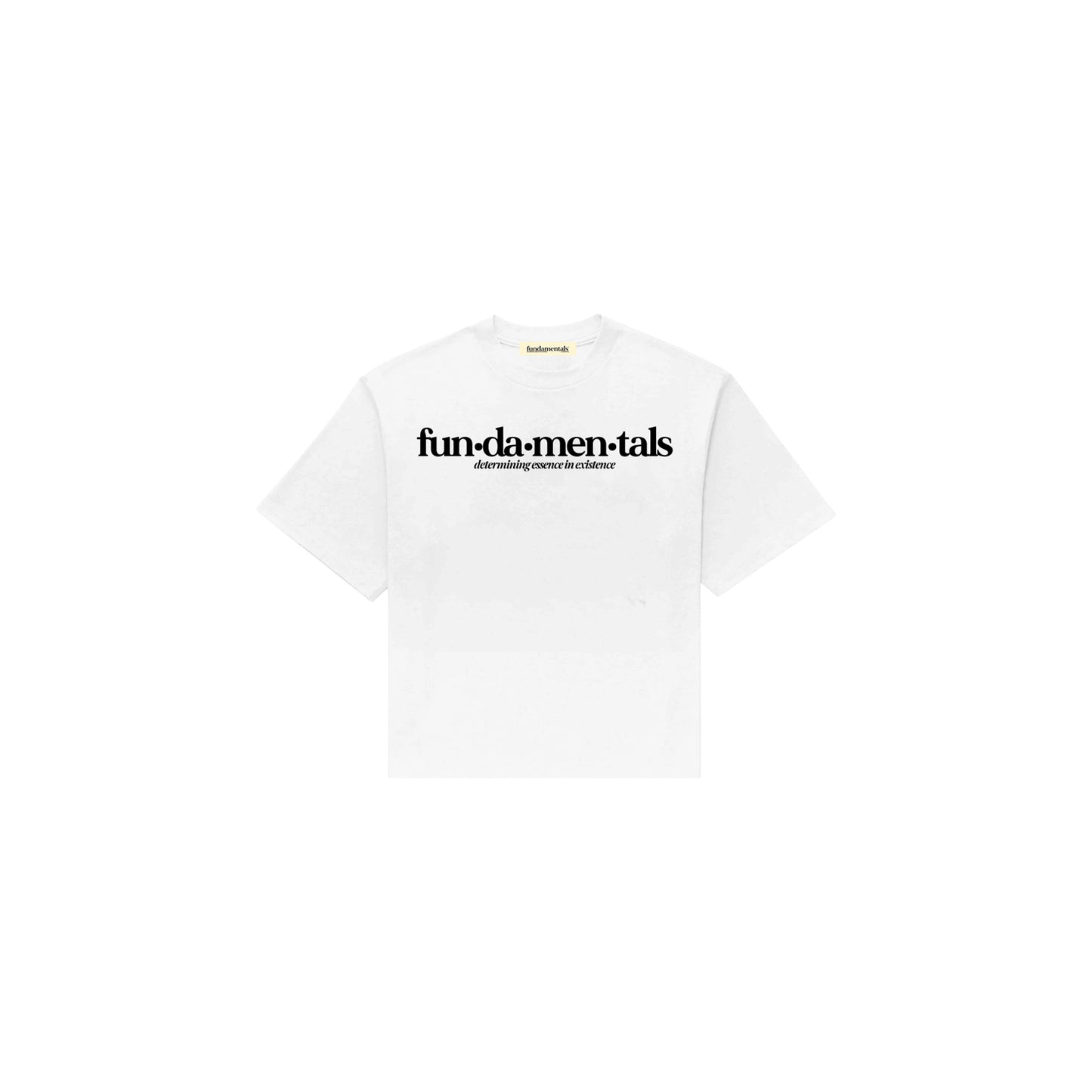 Fundamentals Define Boxed Tee Ivory