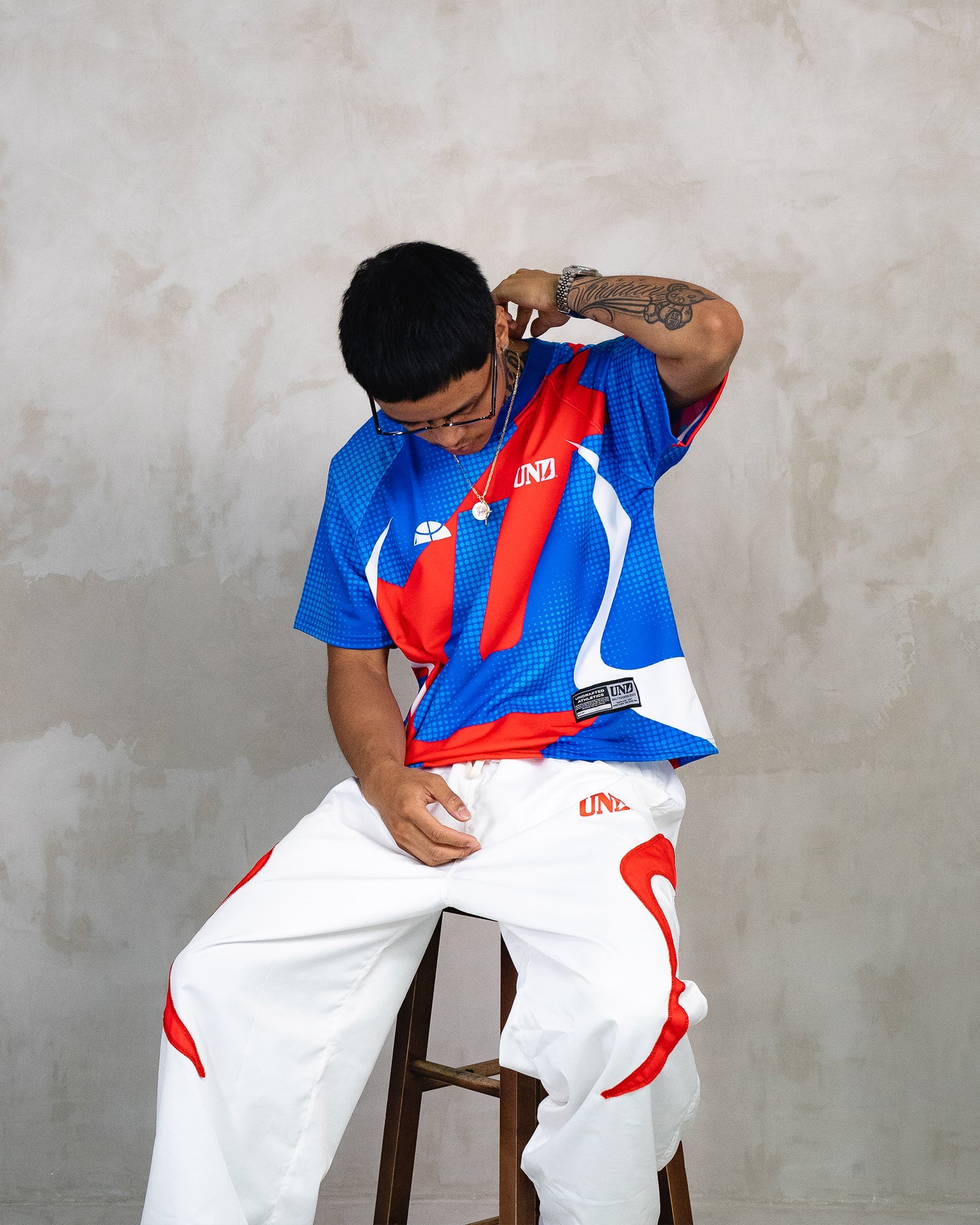 Ripple Athletic Jersey Tee Blue
