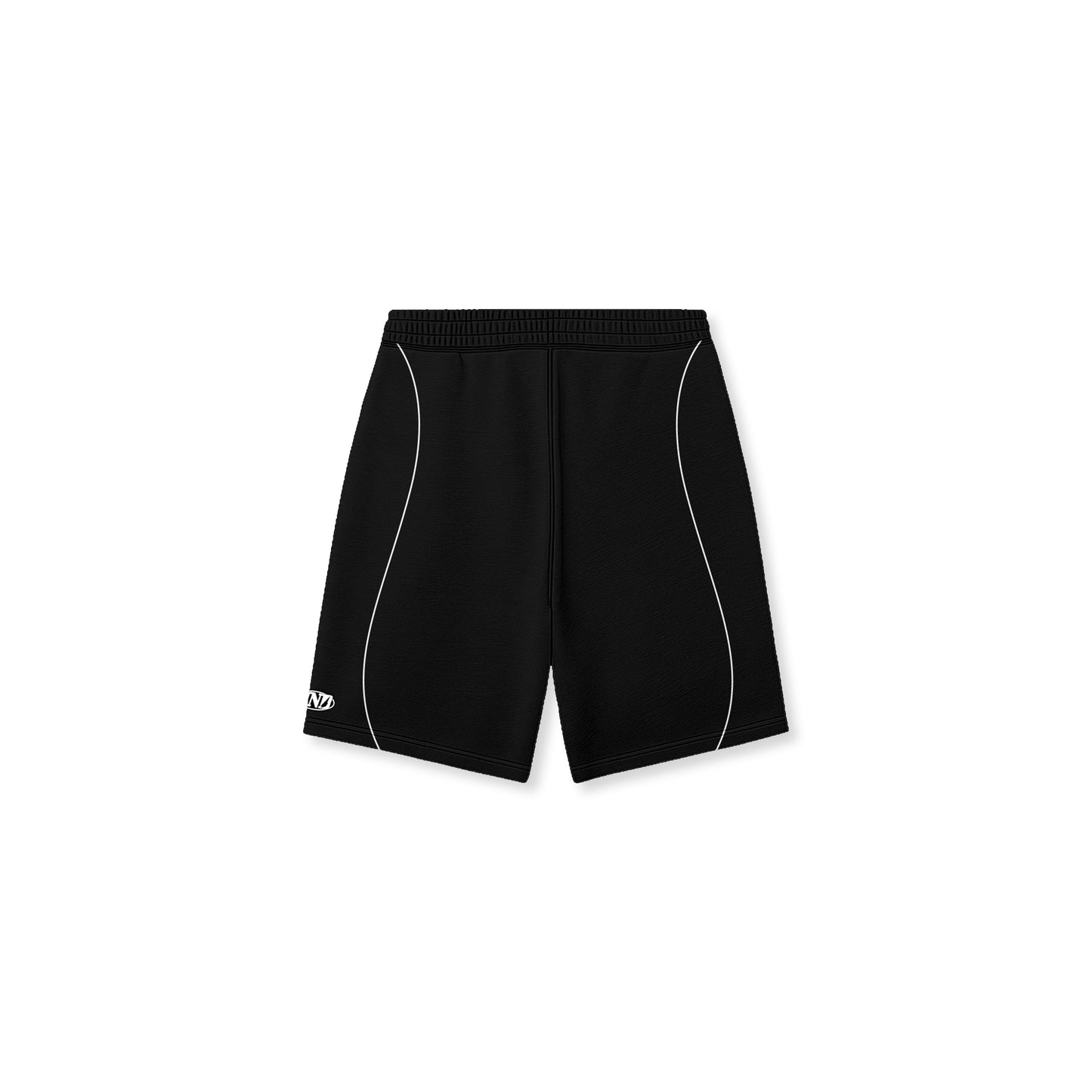 PIPE Melange Shorts in Black