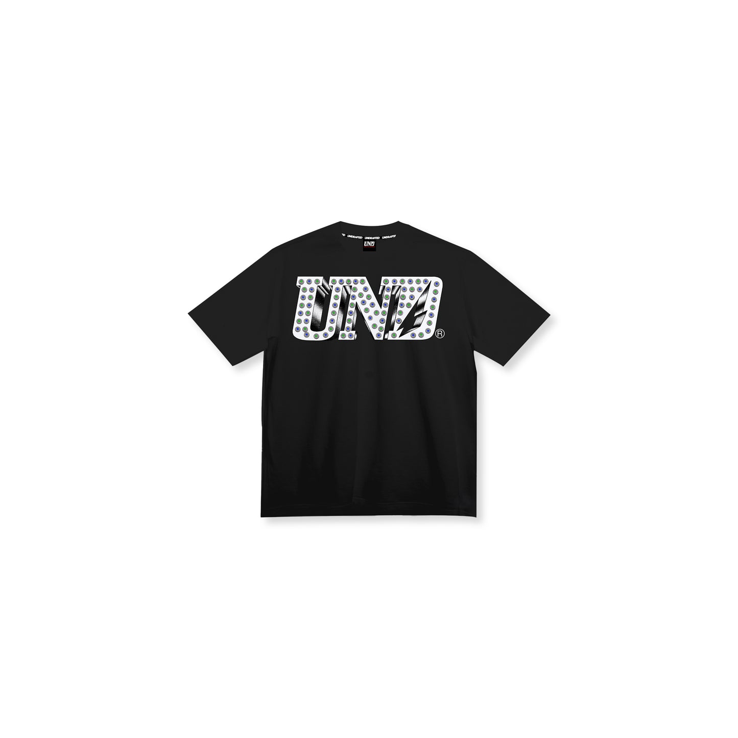 UND Logo Baguette Tee in Black