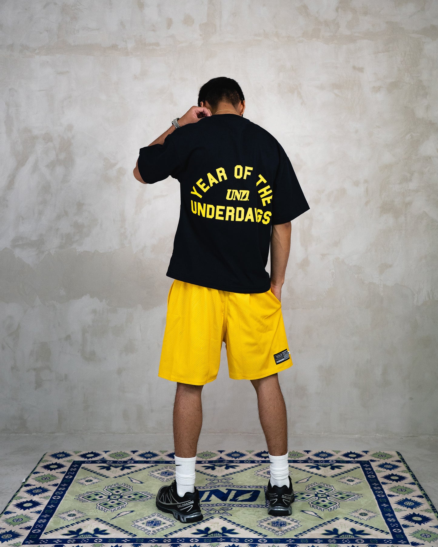 YOTU Arc Reversible Mesh Navy/Yellow