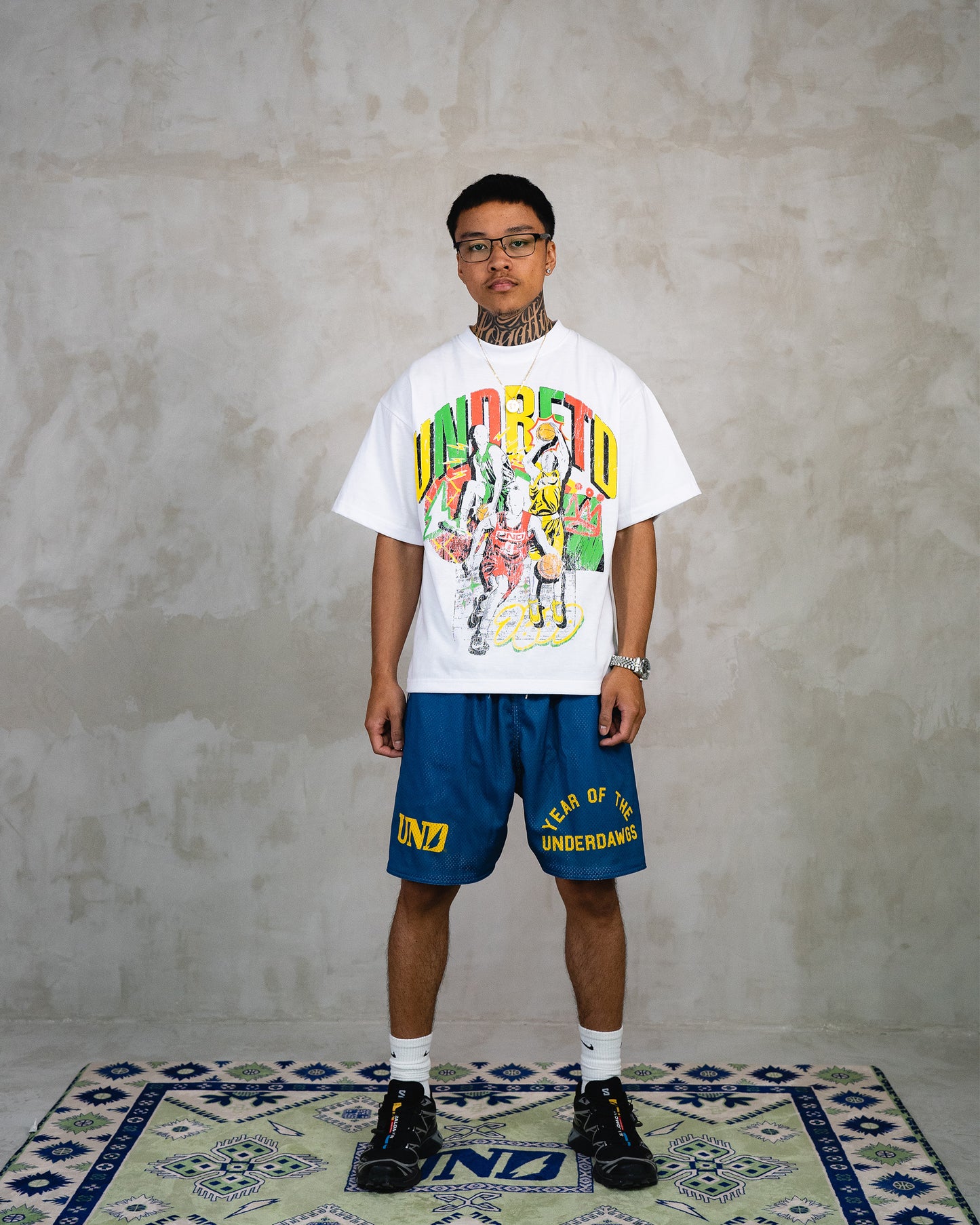 YOTU Arc Reversible Mesh Navy/Yellow