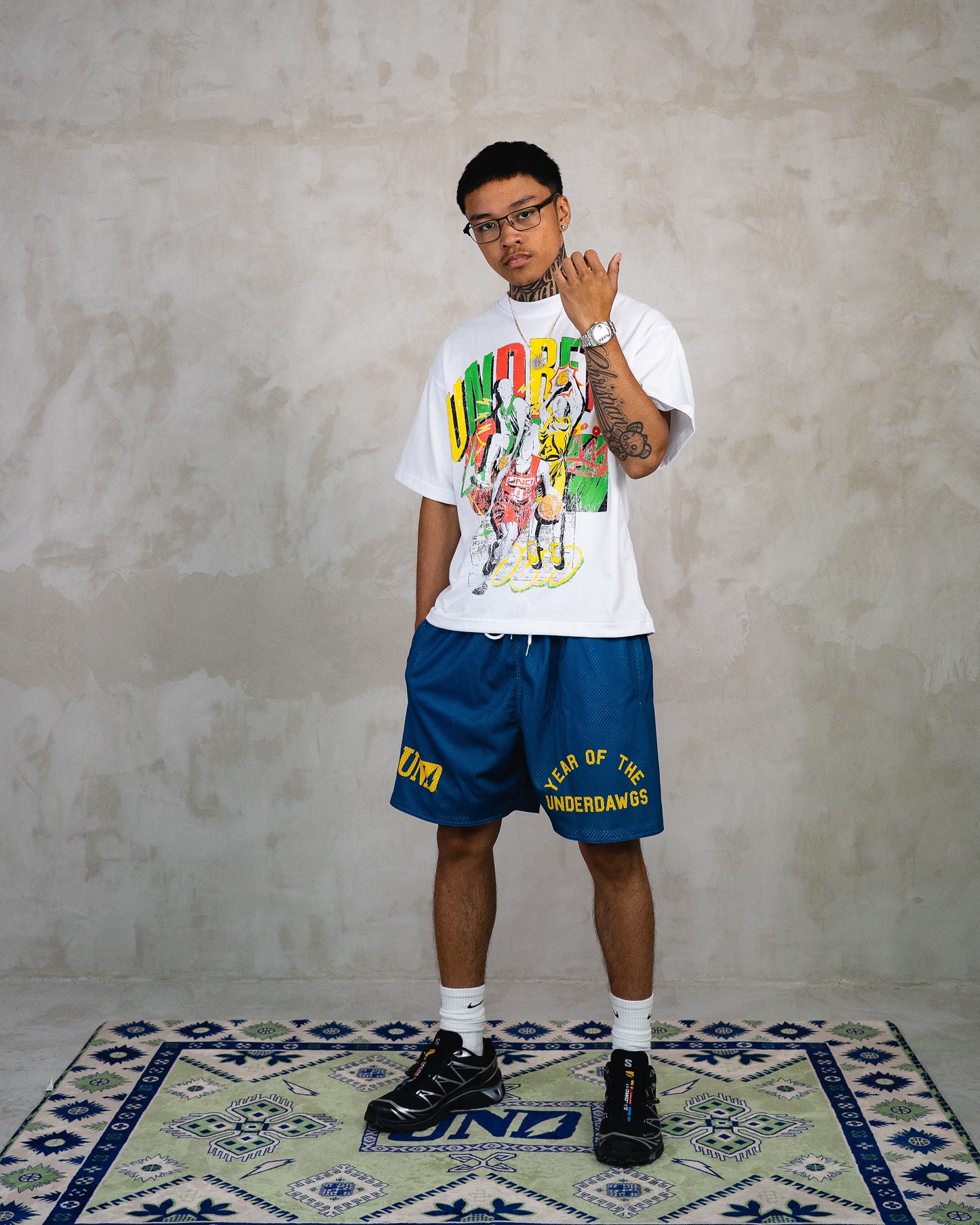 YOTU Arc Reversible Mesh Navy/Yellow