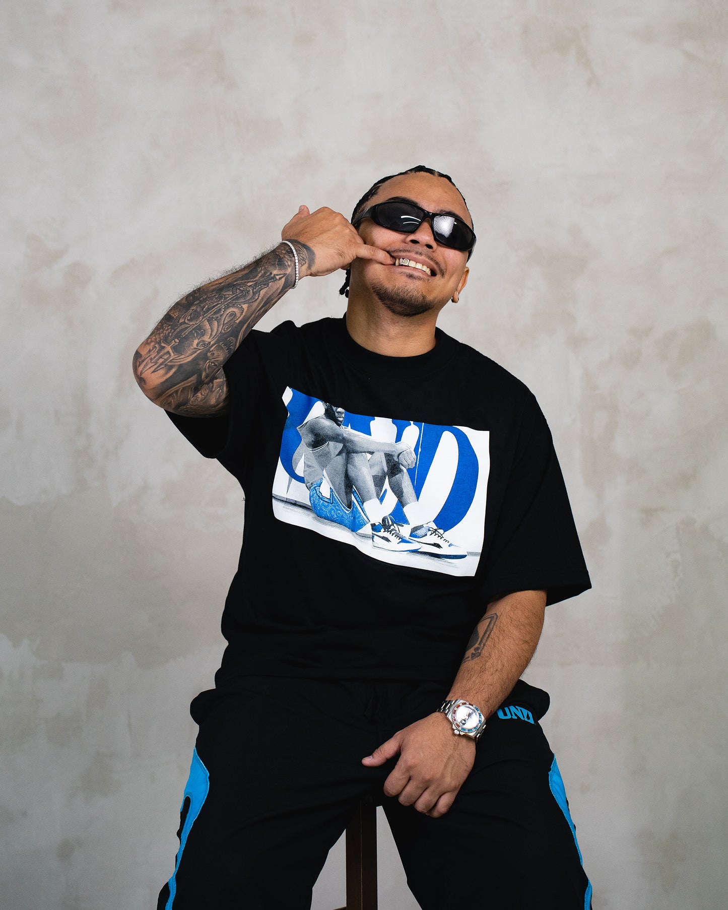 Legend Blue Tee Black
