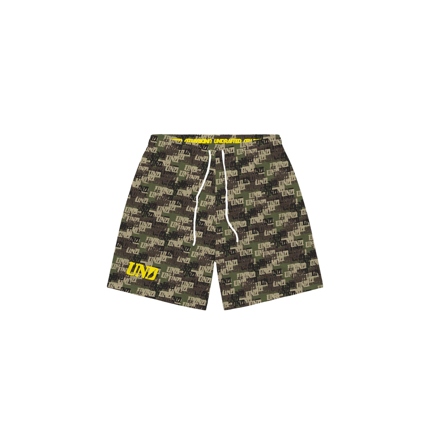 Logo Camou Baggy Mesh Shorts