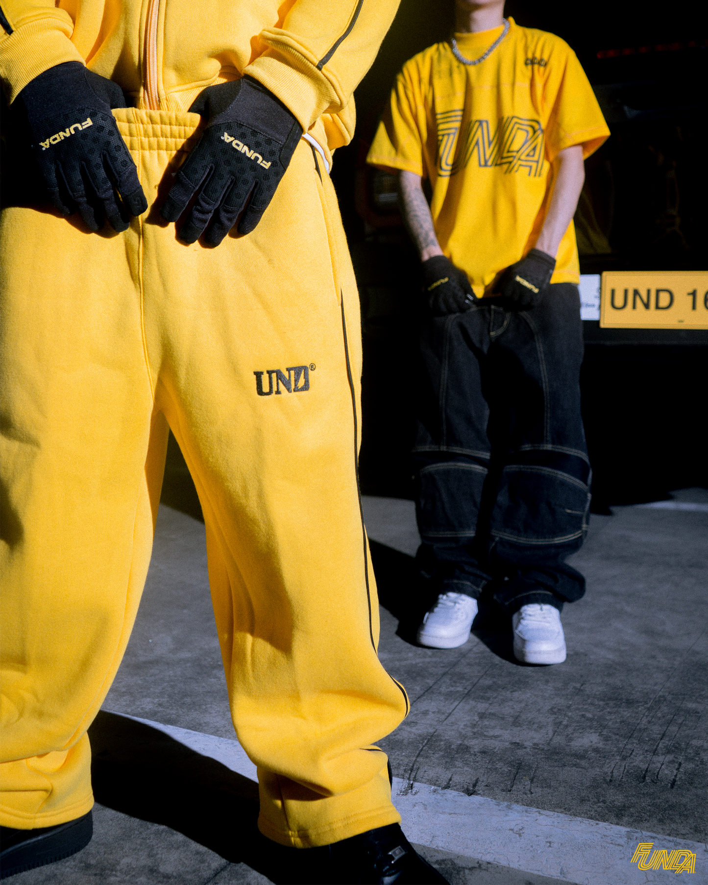 FUNDA® Straight Leg Track Pants Canary