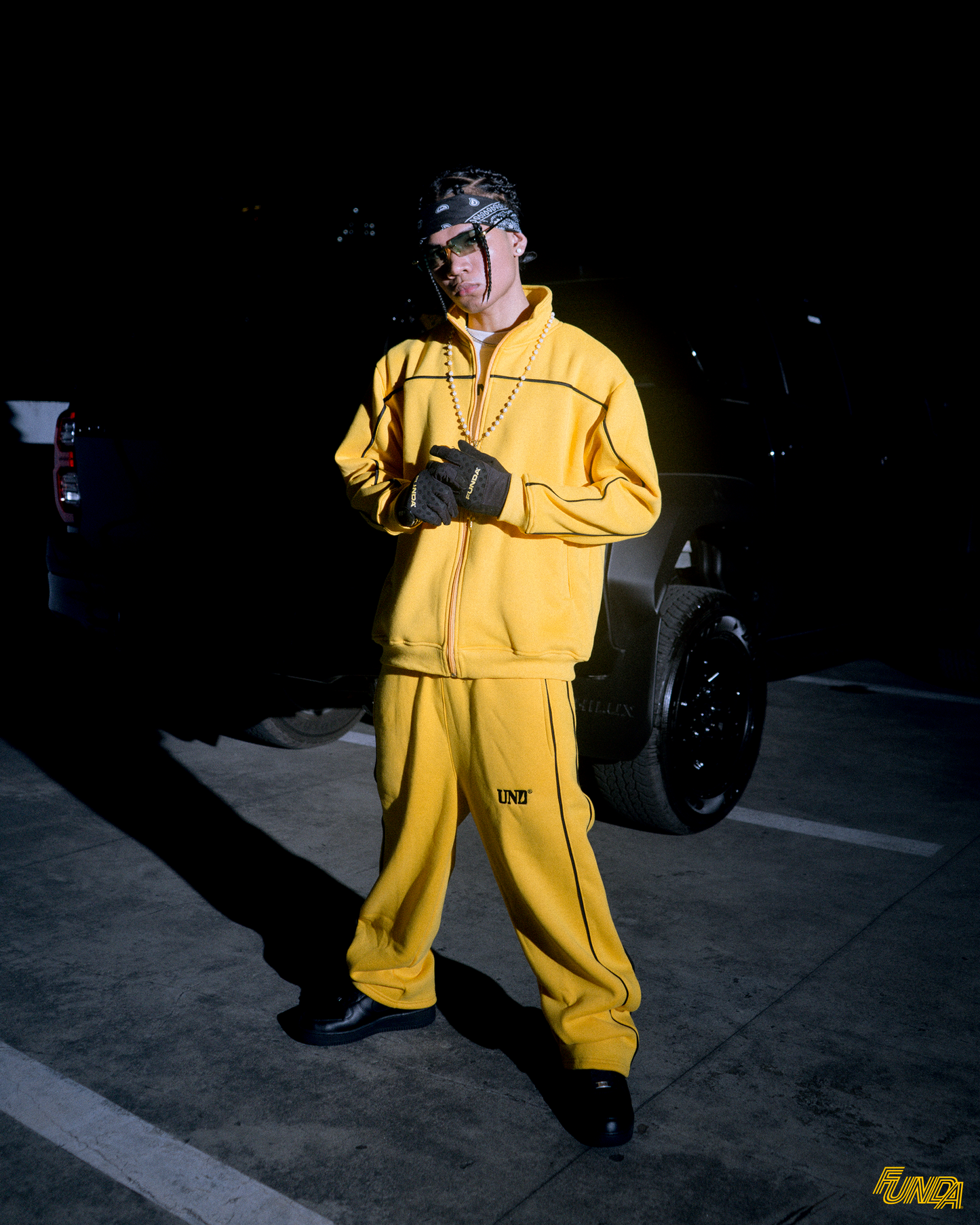 FUNDA® Straight Leg Track Pants Canary