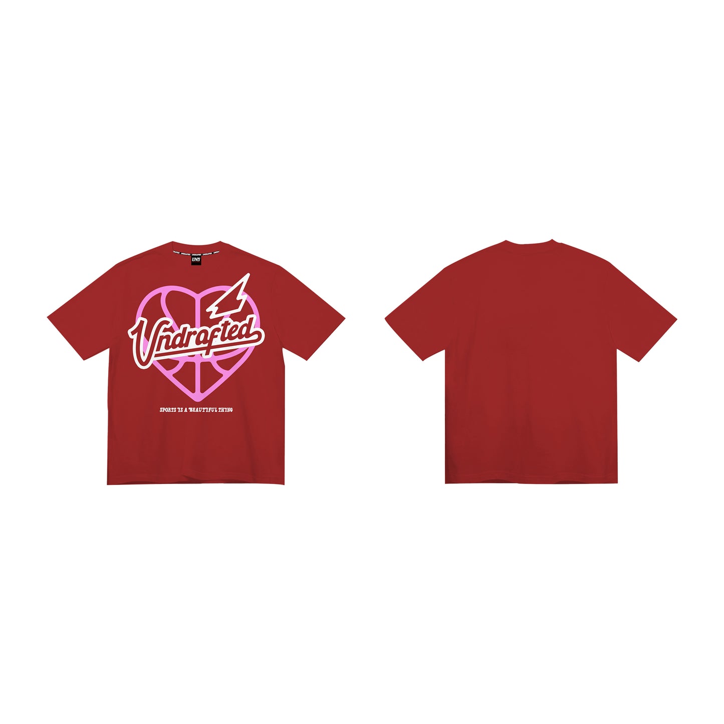 UND Emblem Tee Red