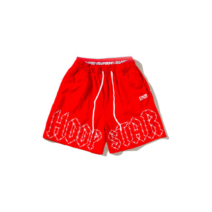 Hoop Star Red Mesh Shorts