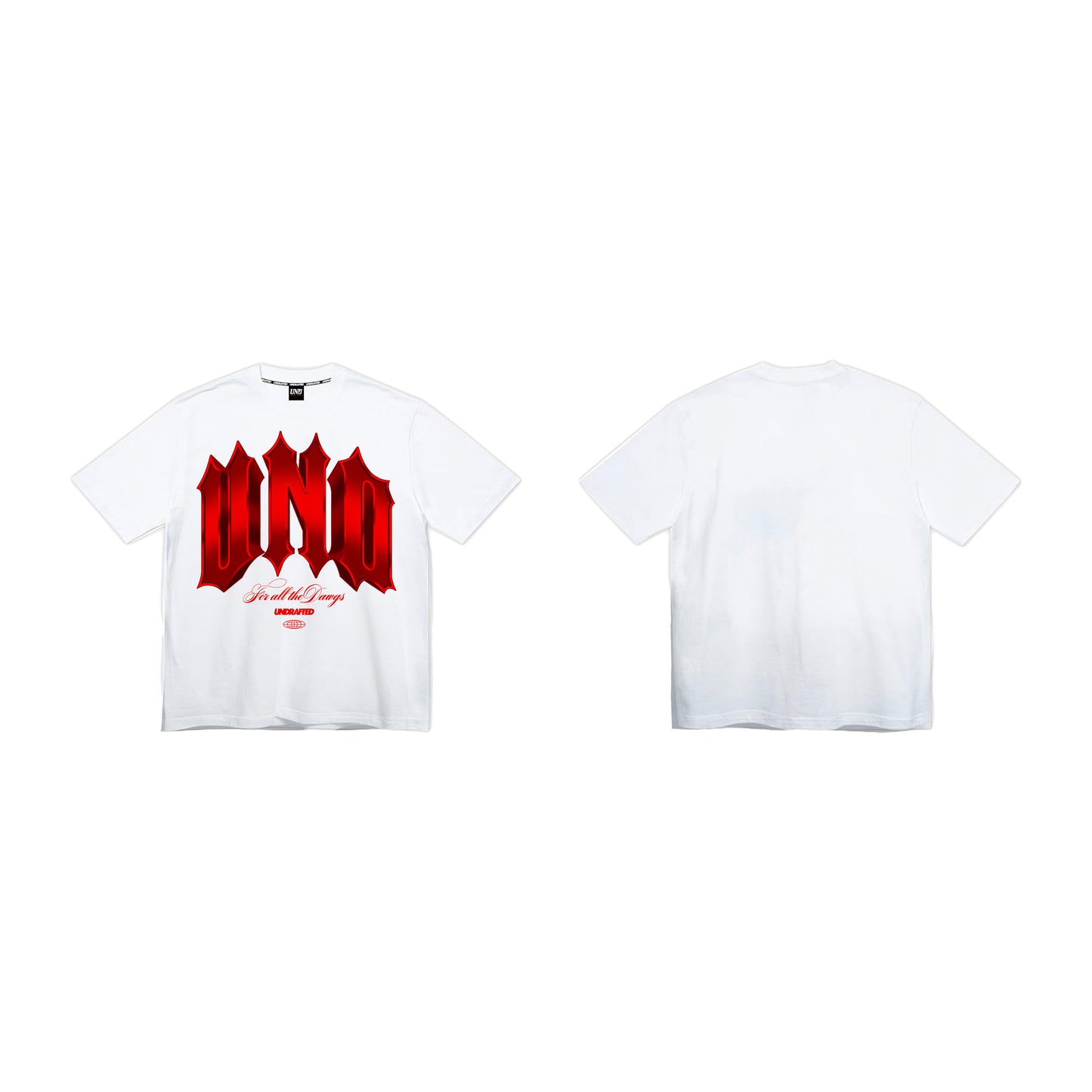 Hoop Star Tee in White