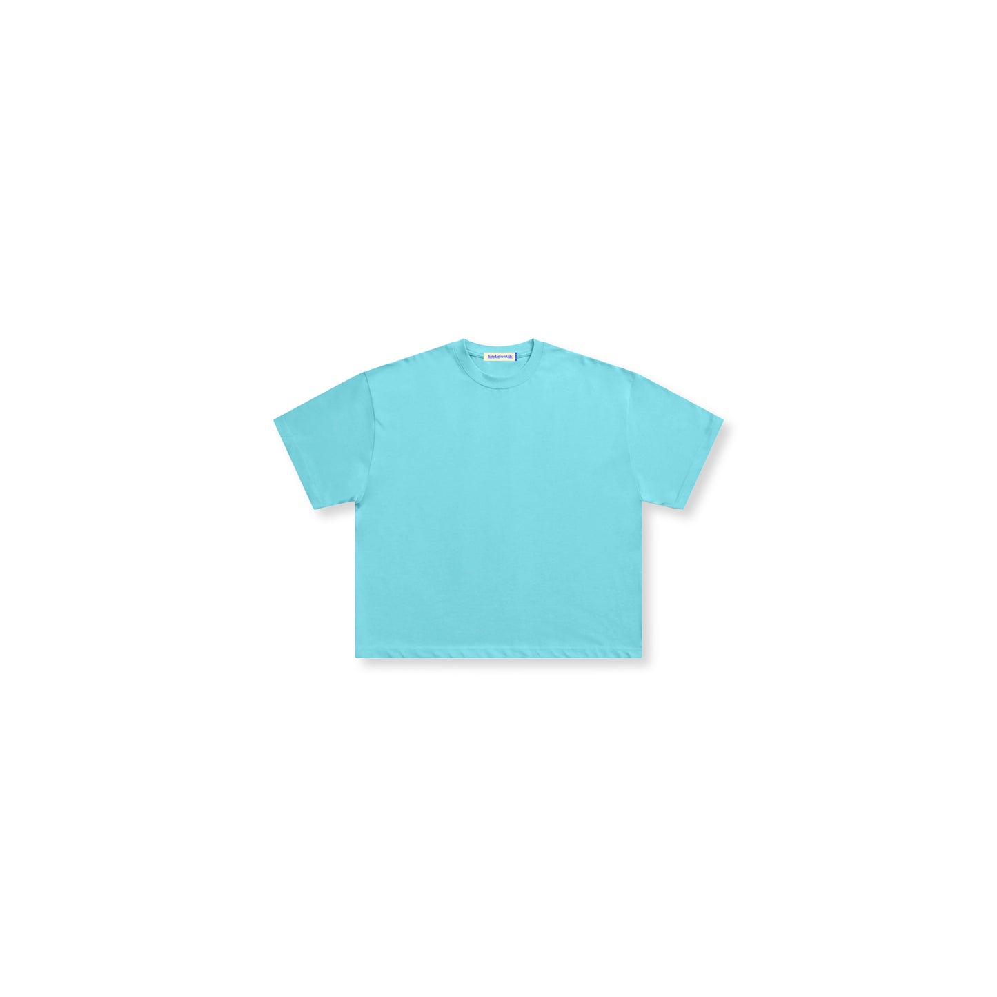 Fundamentals Blank in Icy Blue (Boxy)