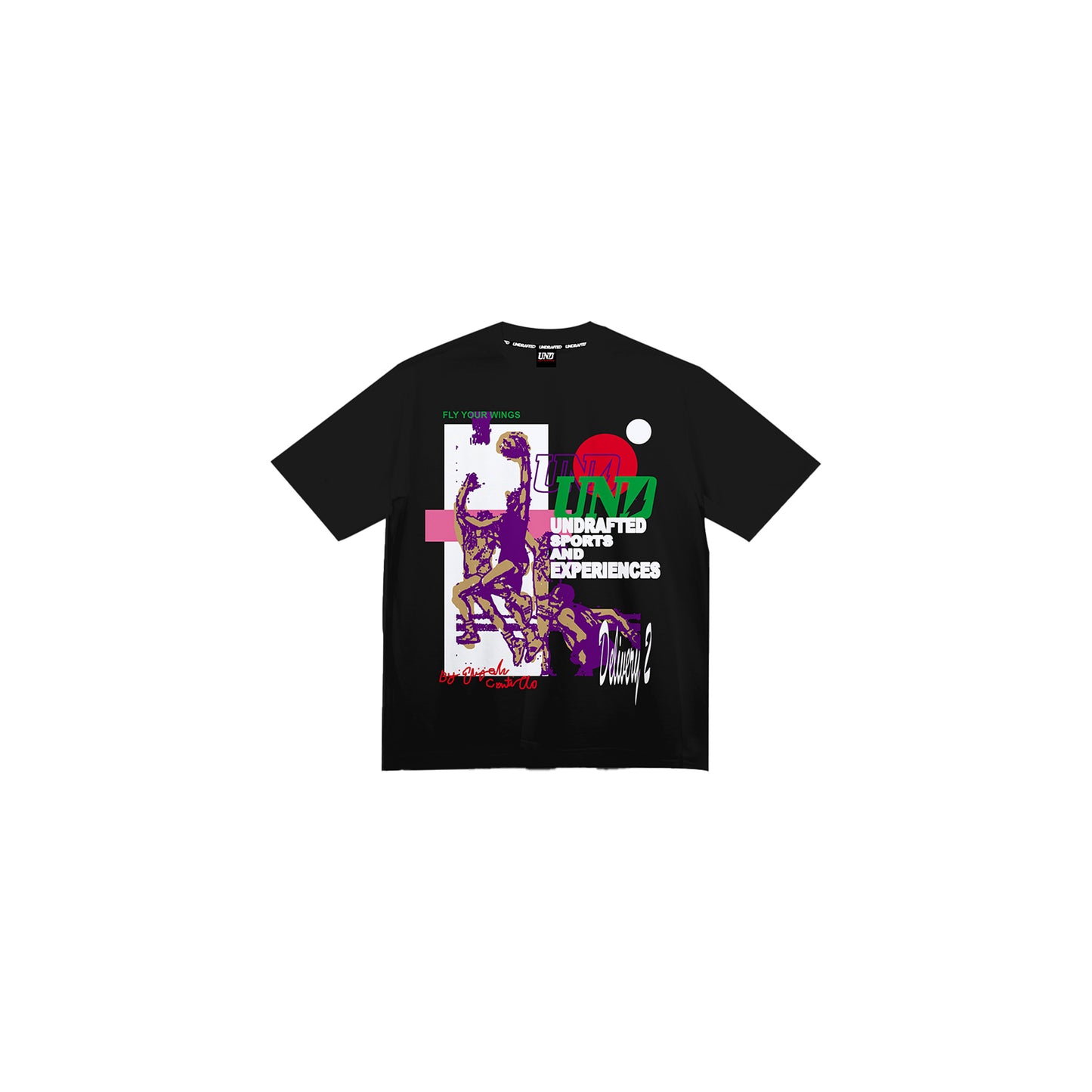 Attempt Tee in Black
