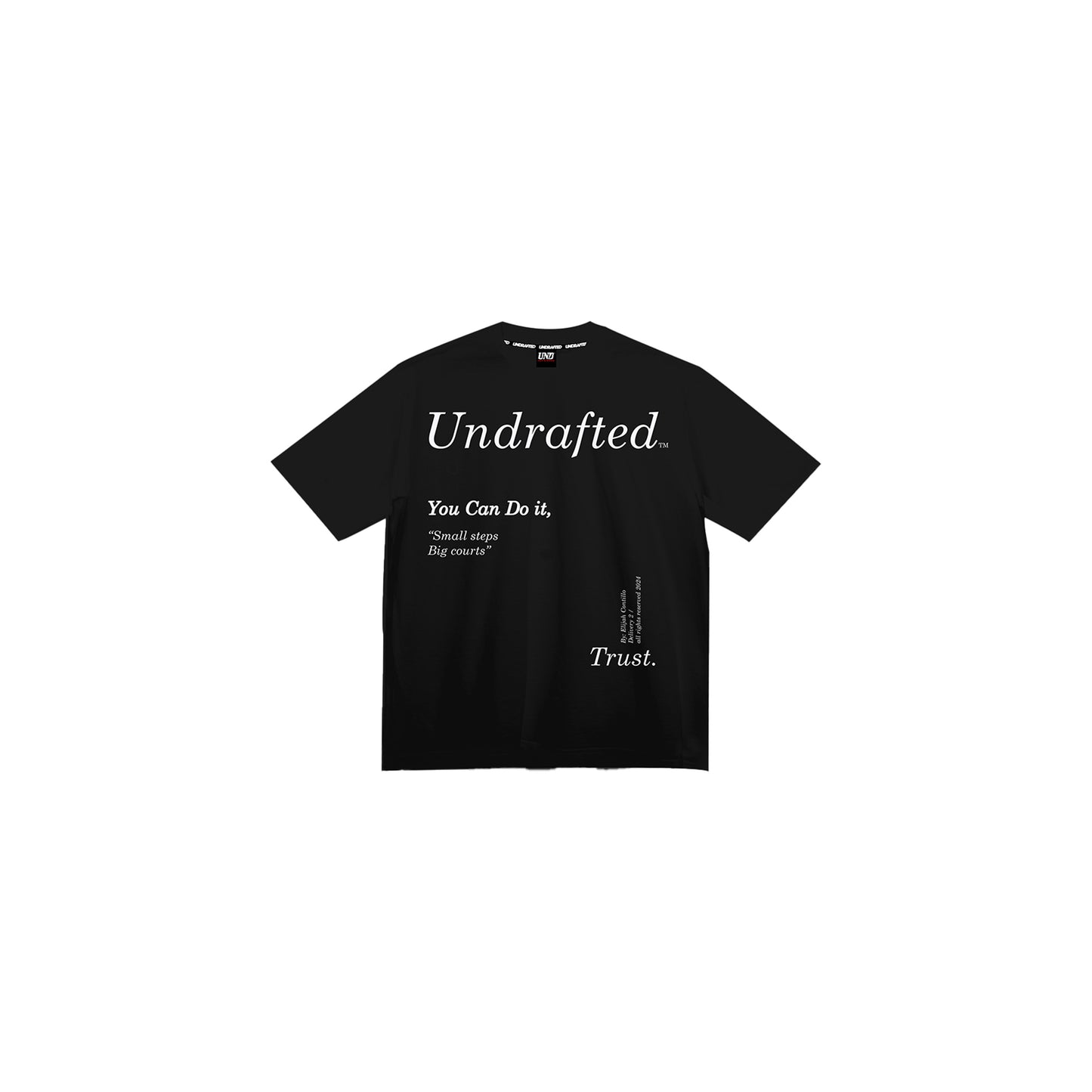 Steps Tee in Black