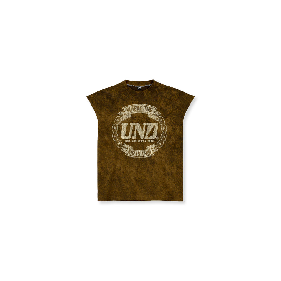 MEMENTO Rip Washed Tee Brown
