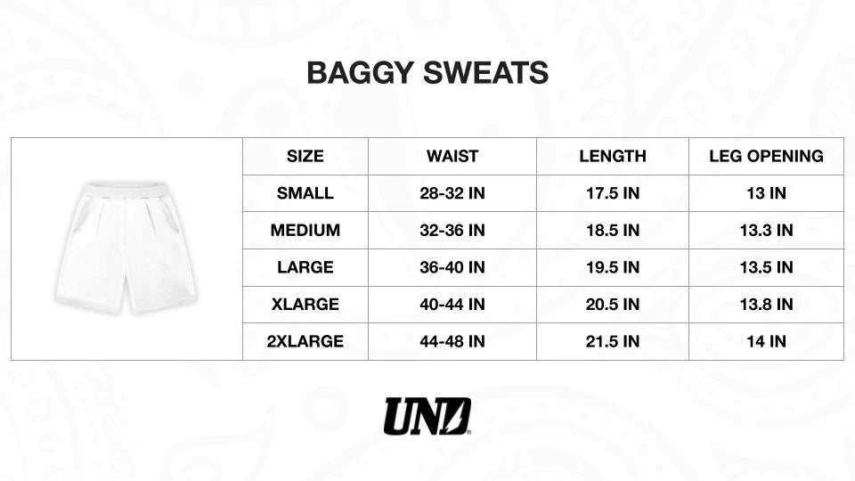 UND Athletics Baggy Sweat shorts in Black