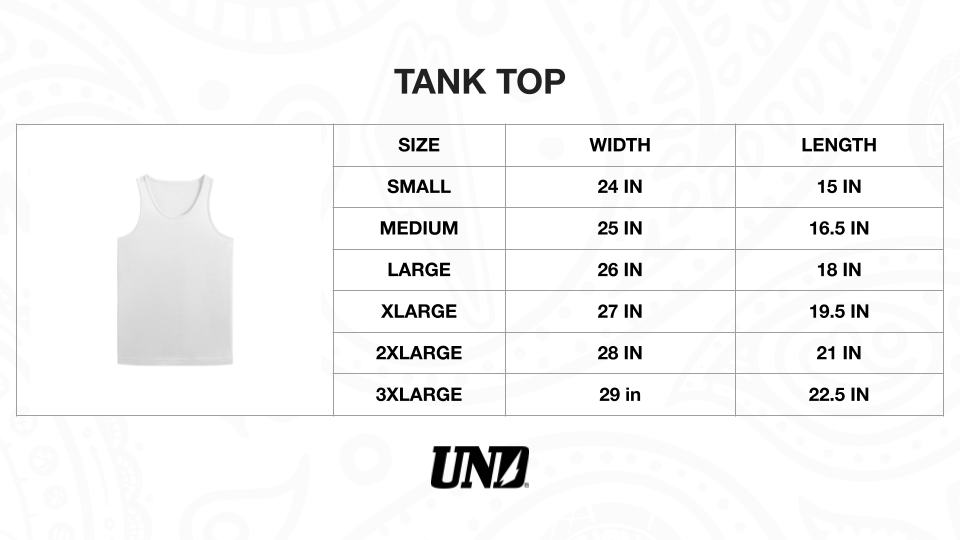 UND Tank Top in White