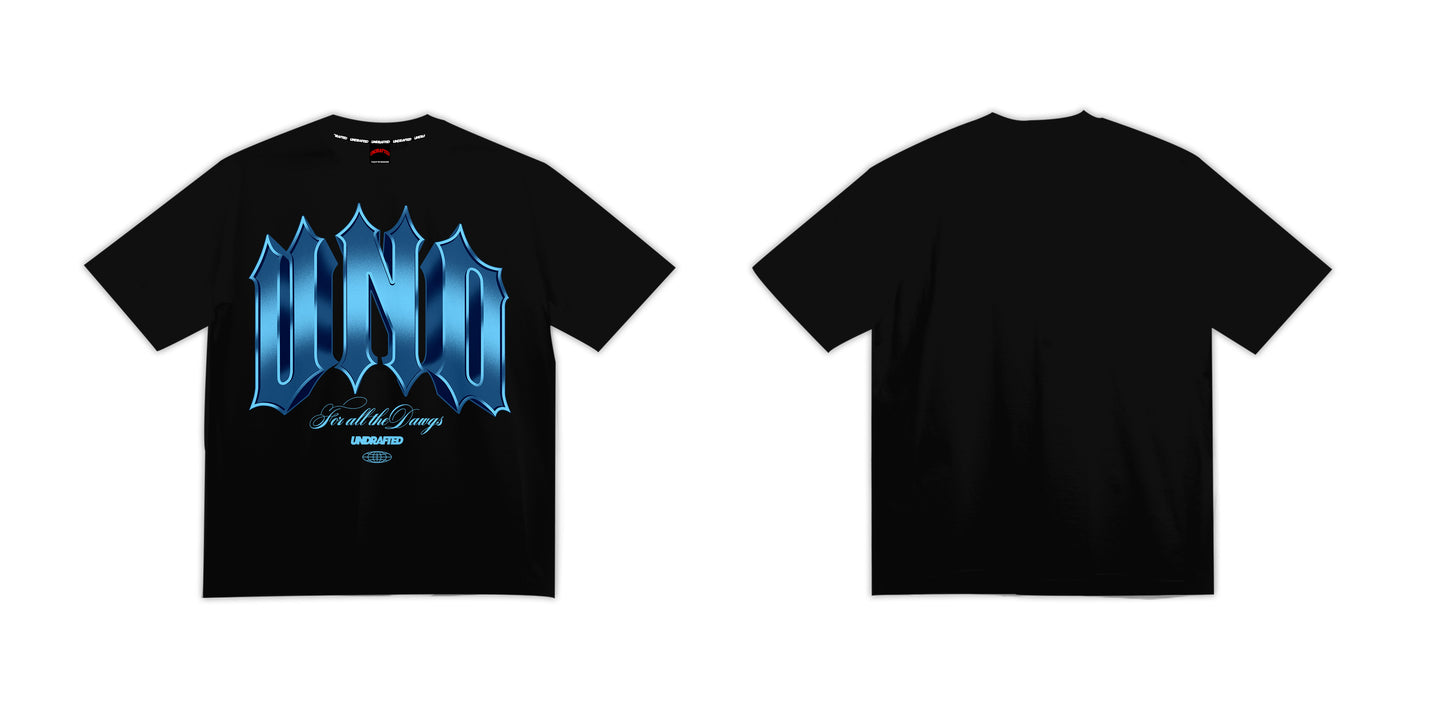 Hoop Star Tee in Black