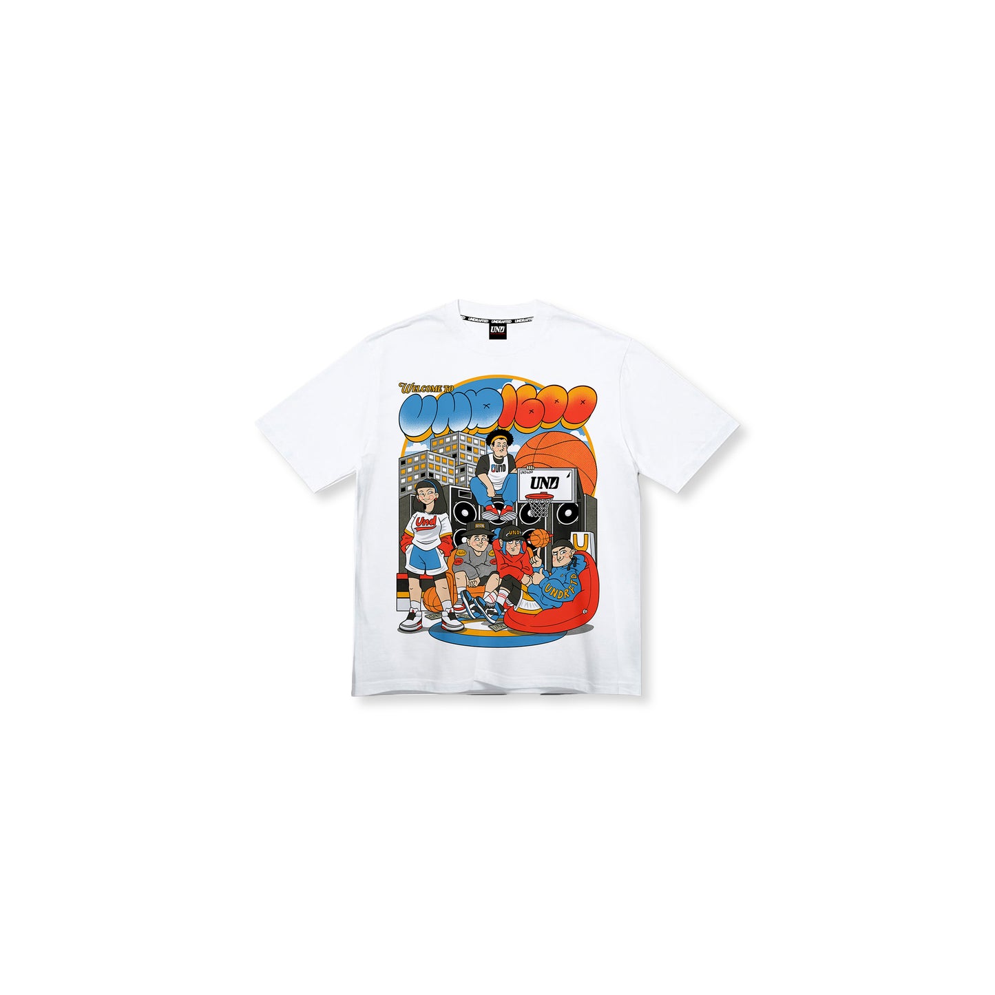 Roof Tee in White