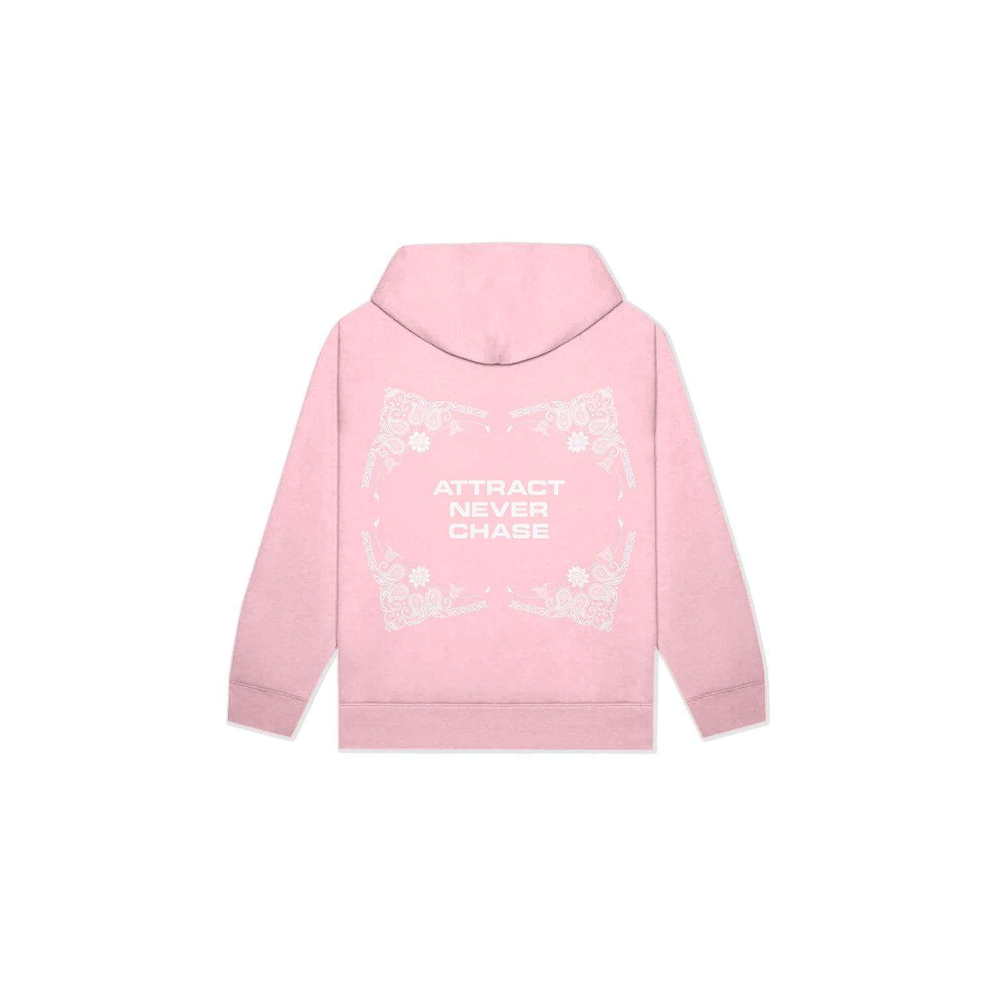 Paisley Zip-Up Hoodie Flamingo