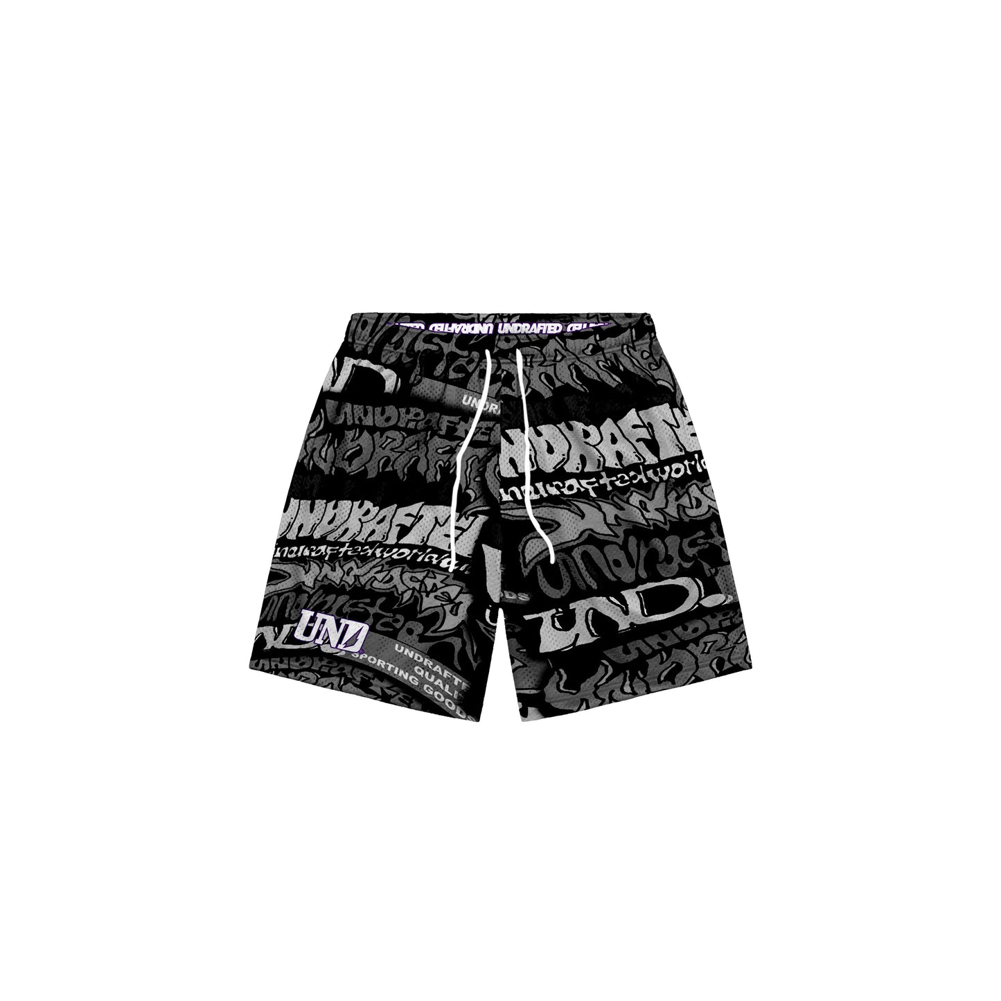 GOLD Fonts Baggy Mesh Shorts