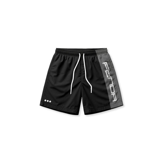 FUNDA athlētikós Nylon Shorts in Black