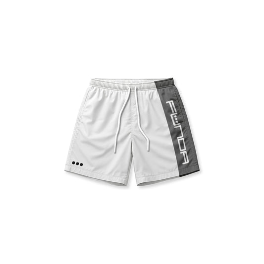 FUNDA athlētikós Nylon Shorts in White