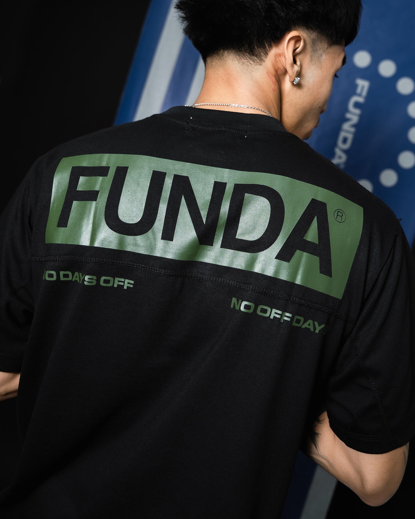 FUNDA Jersey Tee in Black