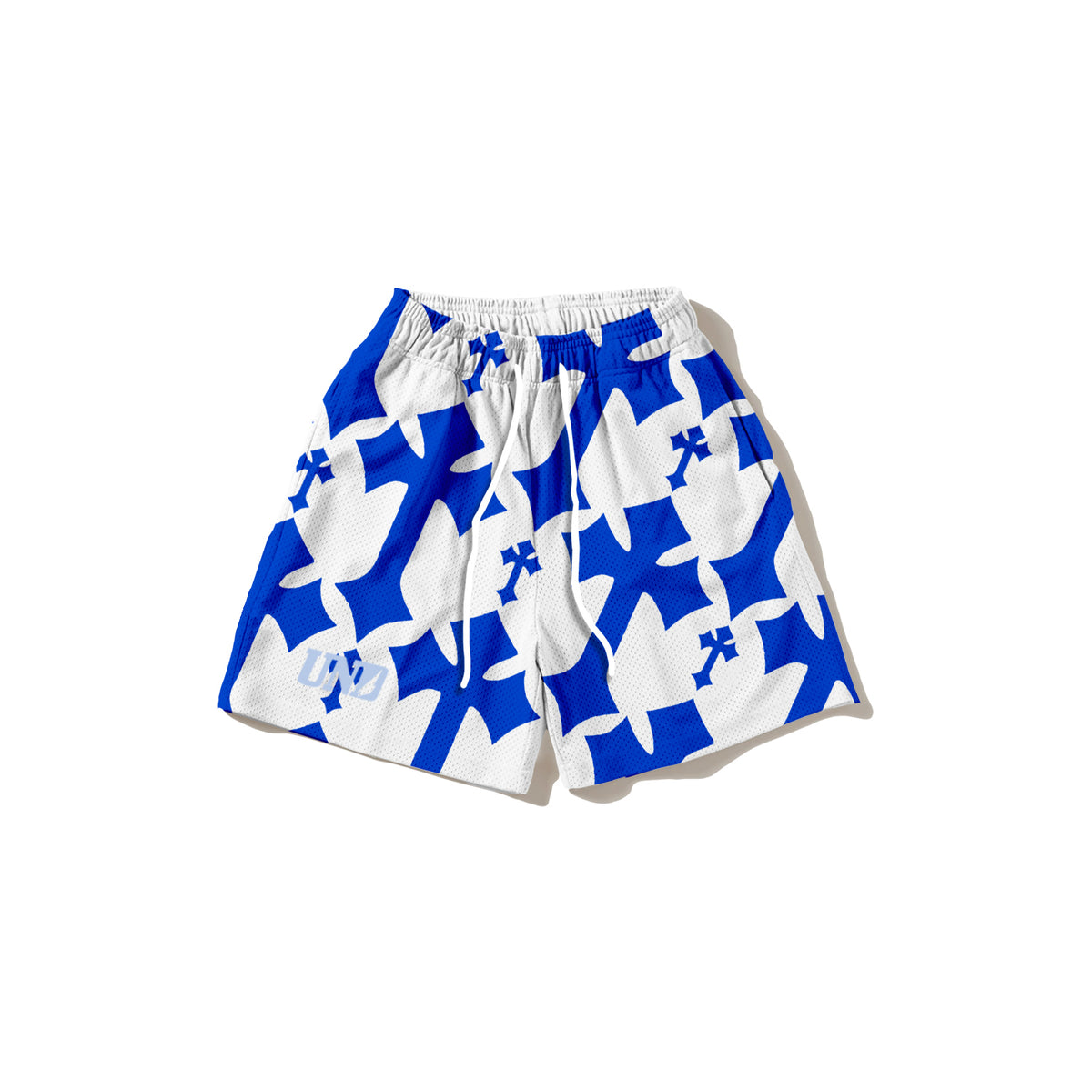 Cross Blue Mesh Shorts – UNDRAFTED