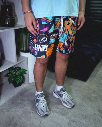 Elemental World Mesh Shorts