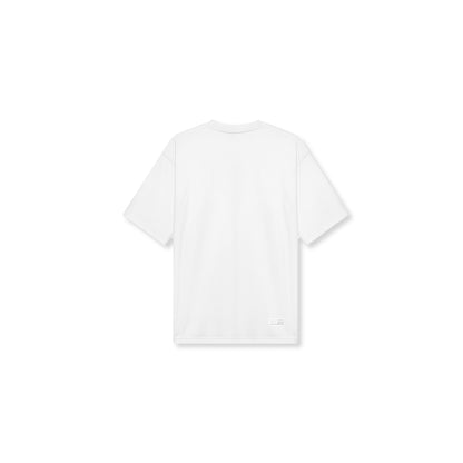 Costa Cashman Logo Embro Regular Tee in White