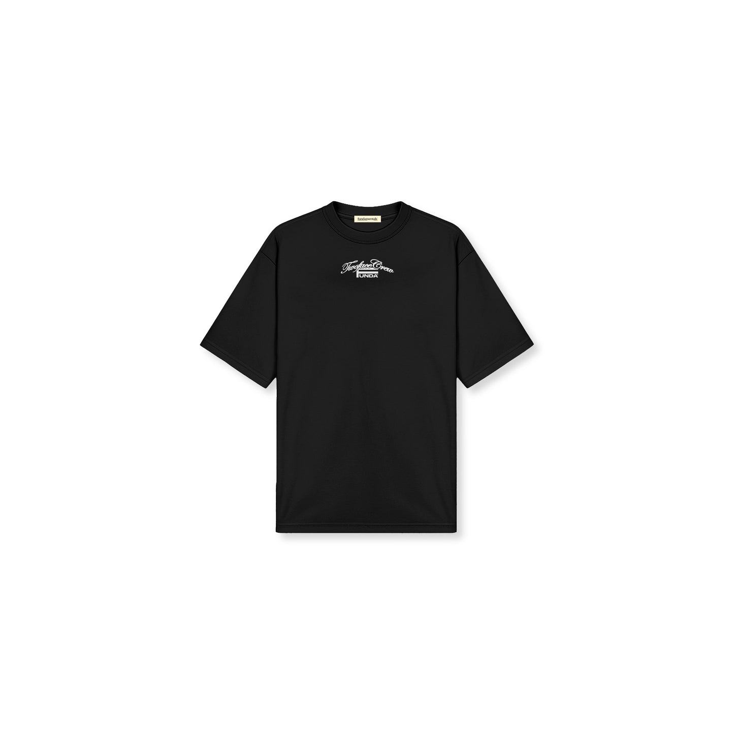TWO FACE ARC TEE BLACK