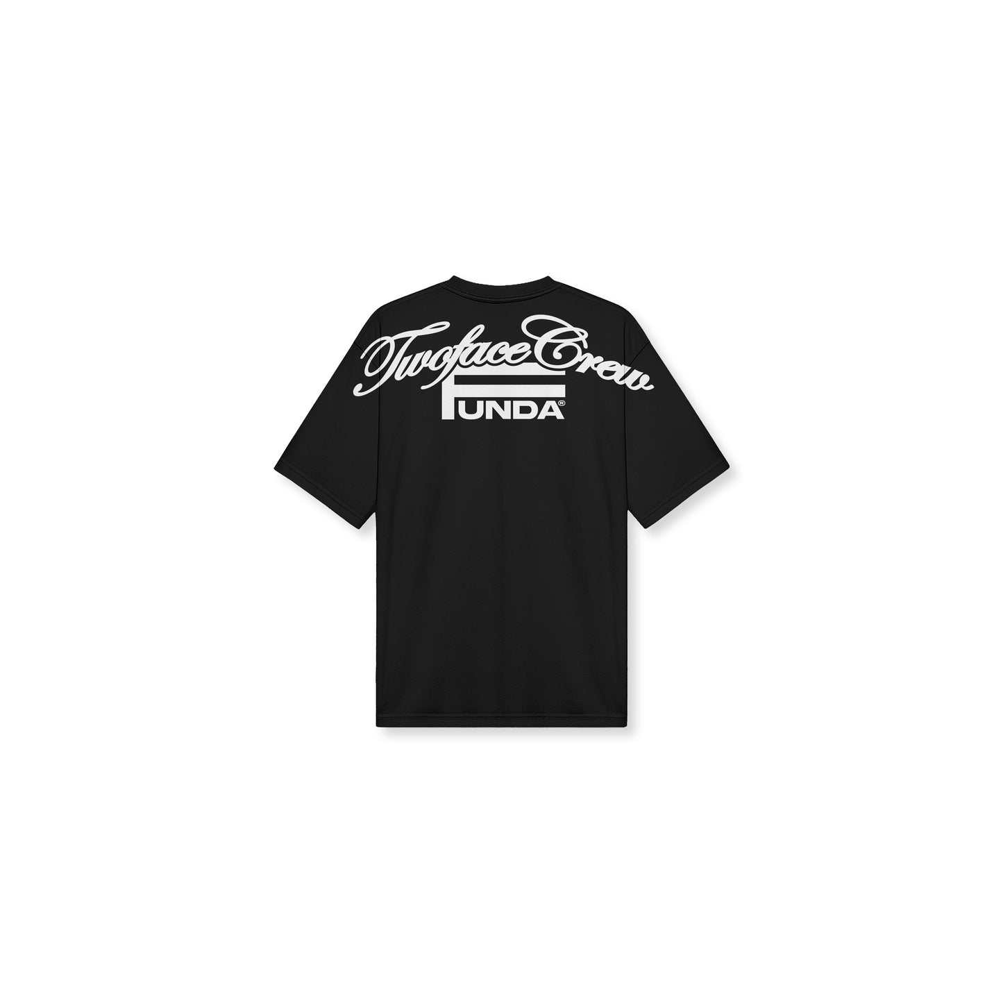 TWO FACE ARC TEE BLACK