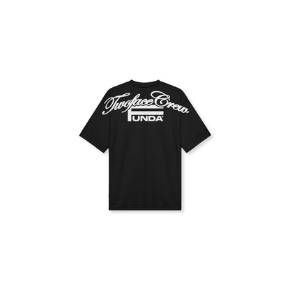 TWO FACE ARC TEE BLACK