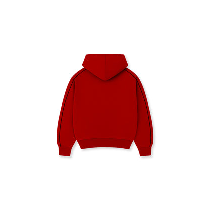 UND1600 Athletics Full-Zip Hoodie Burgundy