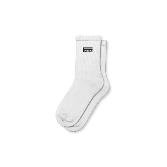 F2F CREW SOCKS WHITE