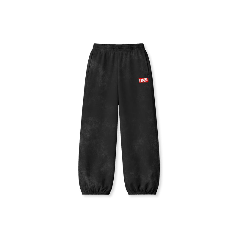 Bound Logo Washed Sweatpants Black