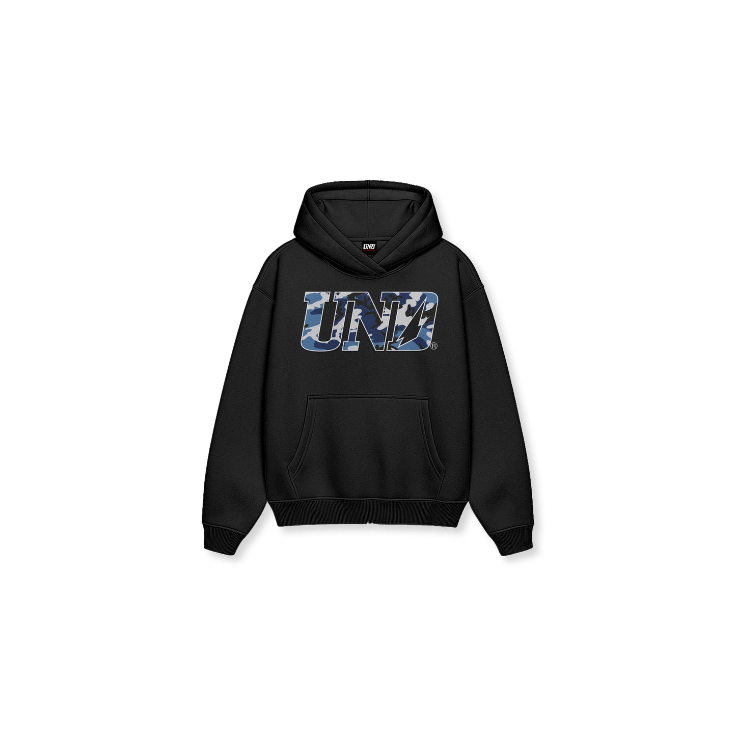 BIGO Military Blue Hoodie in Black