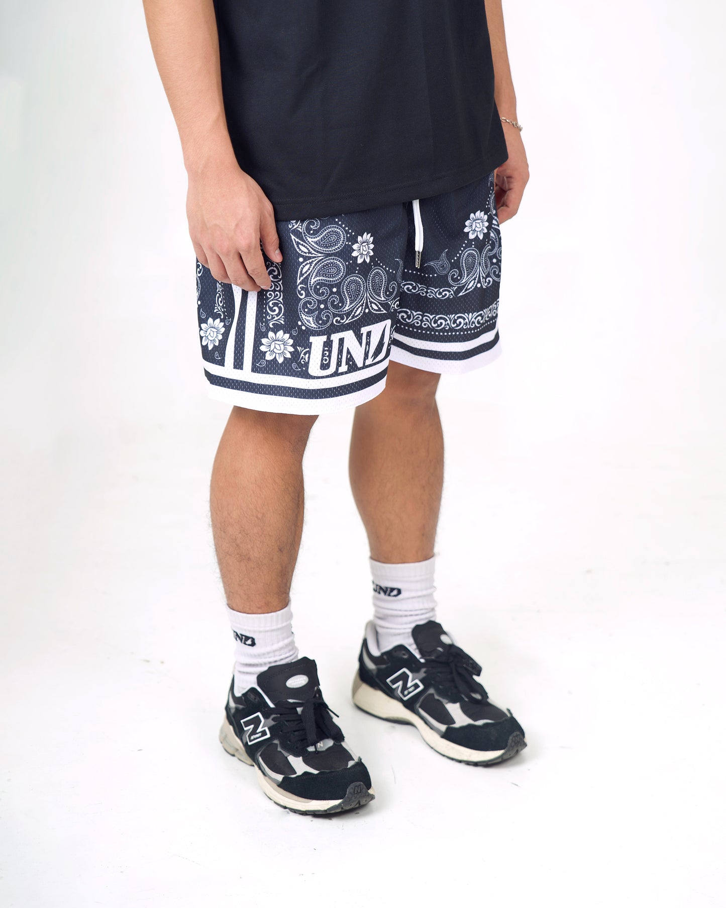 Shadow Bandana Mesh Shorts