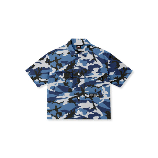 UND Heavyweight Work Polo Military Blue