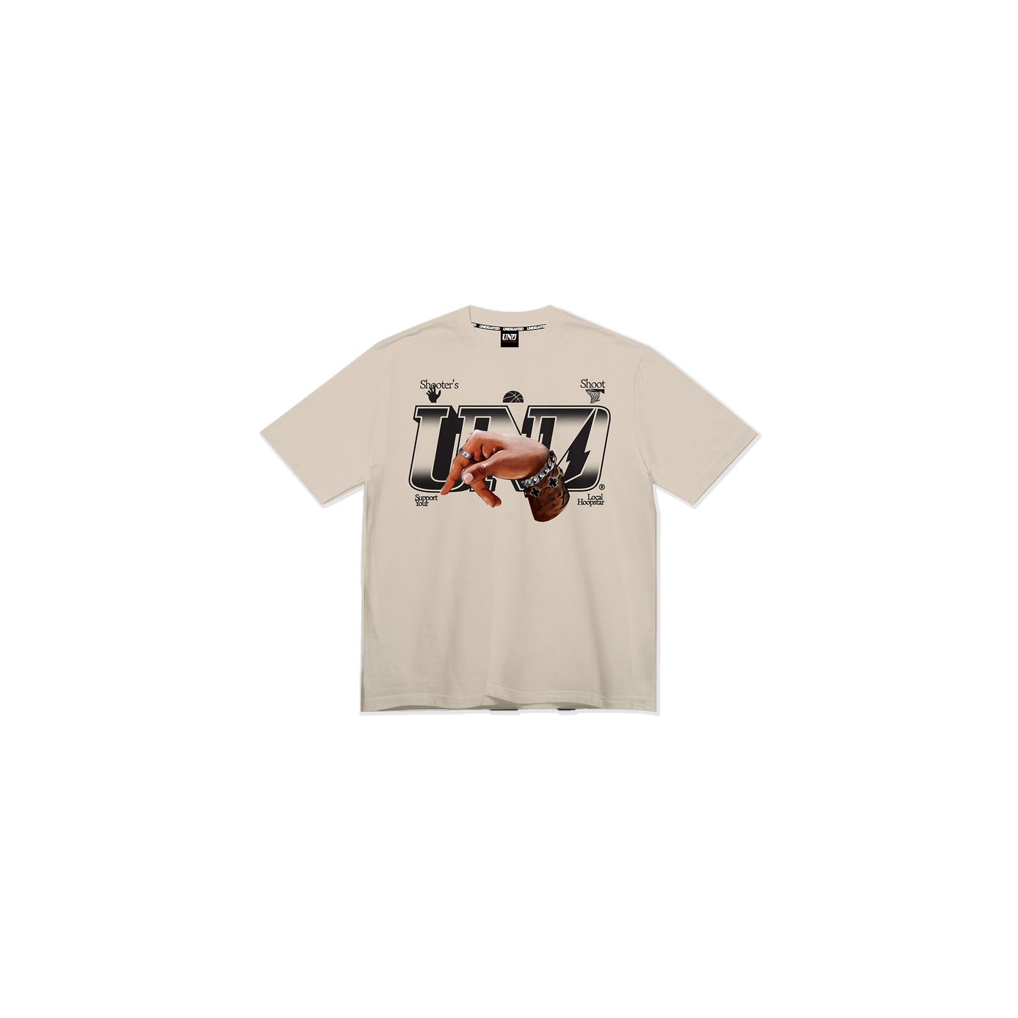 F. Through Tee in Cream